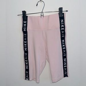 baby pink Nike Air bike shorts